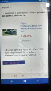 Quiero que me devuelvan el pago