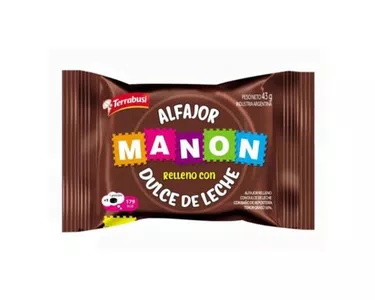 Alfajor viene total mente destruido y se desgrana