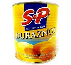 Lata vacía sin almíbar con olor a podrido
