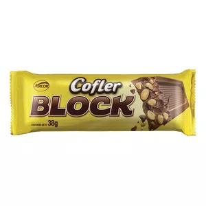 Chocolate blok por la mitad