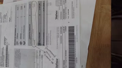 Facturación desconocida por titular de cuenta