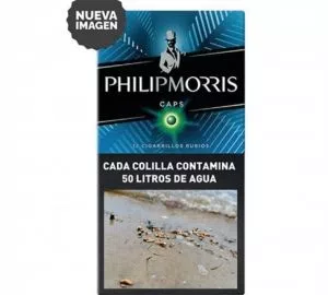 Cigarrillos convertibles , ya reventados las cápsulas de menta