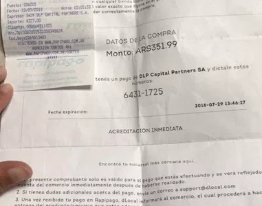 Reclamo de la mercadería