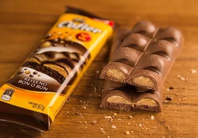 Es que vino sin relleno el chocolate