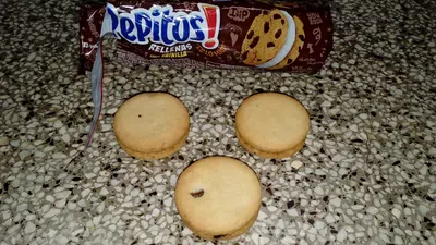 Galletitas pepitos rellenas sin pepitos