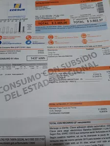 Facturacion excesiva