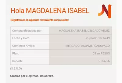 El pago con tarjeta en mercado pago me dice rechazado y la tarjeta me envió que