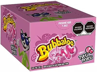 Compre una caja de chicles bubbalo y me vino uno vacio