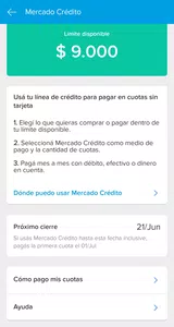 No usar mercado crédito,devolver el dinero que acredite por curiosidad