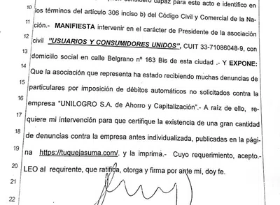 Unilogro me debita 2550 sin mi consentimiento
