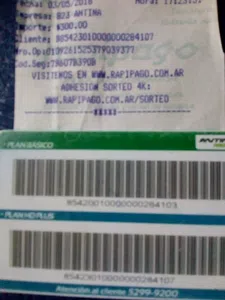 Necesito que me depositen a mi cuenta de antina cable 300 pesos que me correspon