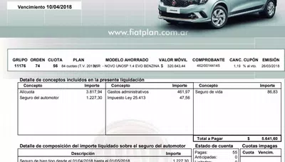 Devolución del dinero cobrado de más y regularización del plan