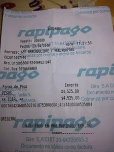 Mi entrada!!!