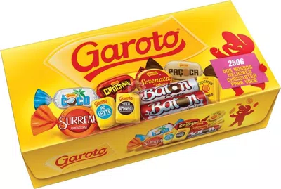 Caja bombones garoto en mal estado