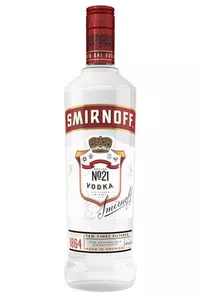 Smirnoff botella abierta