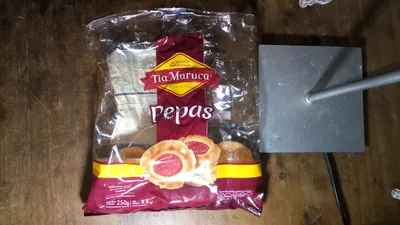 Pepas con cartón adentro