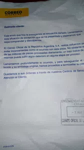 Que me deb otro producto o el dinero