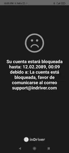 Tengo la cuenta bloqueada