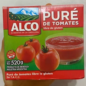 Compre un pure de tomate de la marca alco y en menos de 2 dias estaba mal