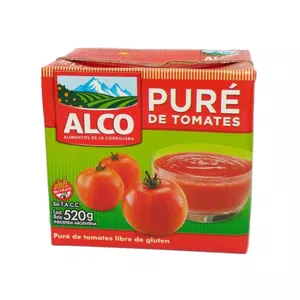 Compre un pure de tomate de la marca alco y no estaba en condiciones