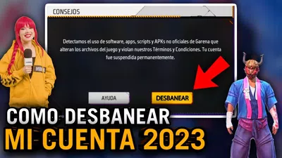 Ayuda mi desbaneo de mi cuenta suspendida
