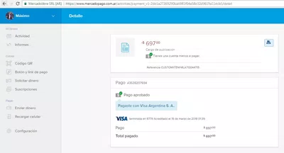 Cancelar cobro erróneo
