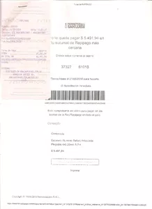Pago no acreditado