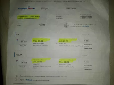 Reclamo devolucion d mis pasajes
