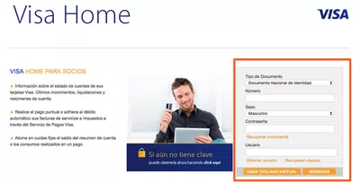 Problemas con visahome