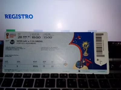 Boleto equivocado  rusia 2018