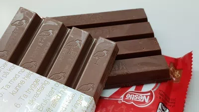 Me vino sin oblea en chocolate kitkat