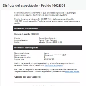 Reintegro del dinero robado