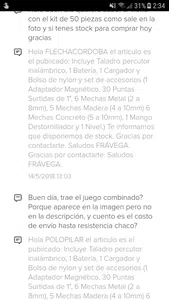 Reclamo frávega faltante de entrega de accesorios por compra de taladro y mechas