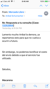 Que mercado envíos deje de reprogramado y entregue ya