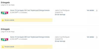 Dinero hurtado de mercadopago con compras que no hice, aparecen como recibidas
