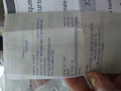 Necesito que me devuelvan los 700 pesos que pagué por error