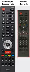 SMART TV CON CONTROL REMOTO DE OTRO MODELO.