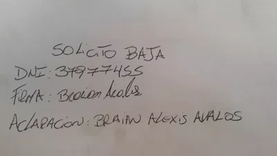 Quiero dar de baja