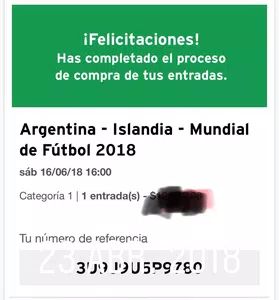 No reci entradas para el mundial de rusia y nadie me contesta