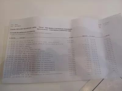 Devolucion de dinero