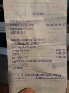 Anular un pago