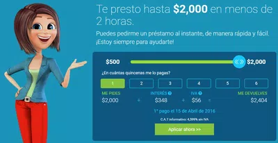 Quiero un prestamo