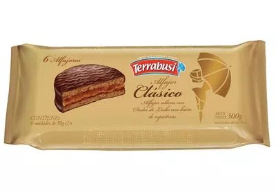 En el paquete por seis alfajores de la marca terrabusi solo vinieron cinco alfaj