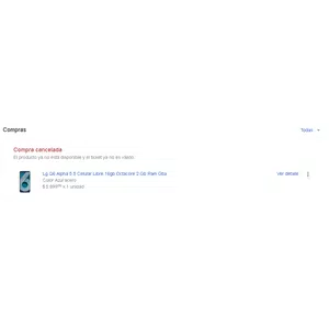 El producto ya no está disponible y el ticket ya no es válido