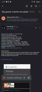 No me deja entra en mi cuenta