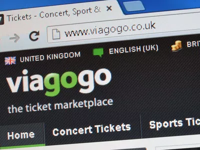 Página caída viagogo