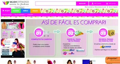 Moda catalogo en falta