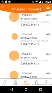 Me debitaron de mi tarjeta $2500 sin mi consentimiento