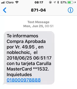 Que me devuelvan mi dinero y que suspendan los cargos a mi tarjeta