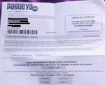 Pagué ya me estafó yo les pagué y ellos se quedaron con mi dinero !!!!